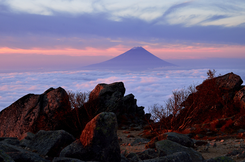 金峰山の朝