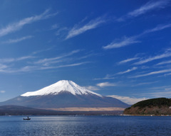 初冬の山中湖