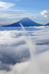 昇雲と富士