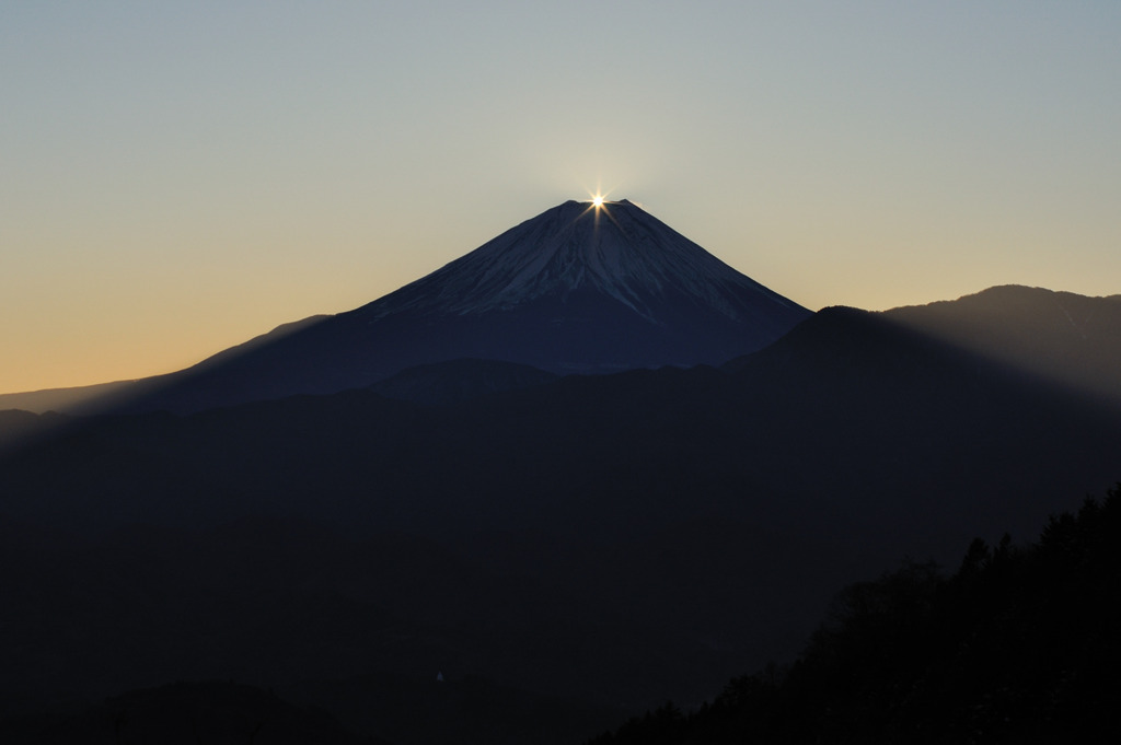 2011元日・昇りダイヤモンド富士