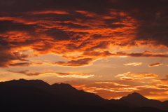 夏の終わりの夕暮れ