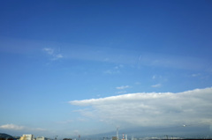 雲の向こうは富士山