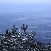 突然の雪山