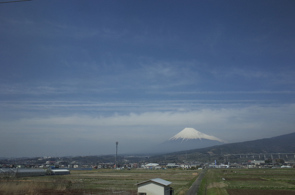 富士山に続く一本道