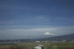 富士山に続く一本道