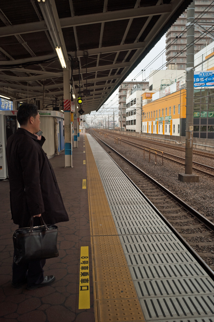 電車待ち
