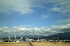 富士山に続く一本道