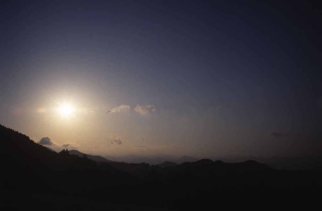 夕日