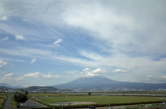 鉄橋と富士山