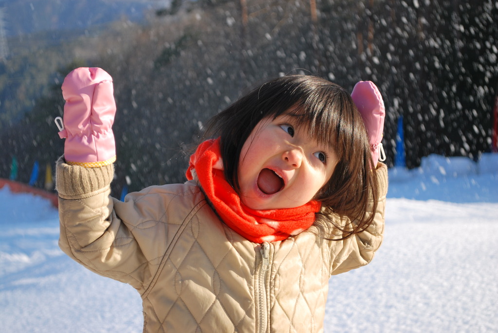 雪遊び