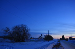 TWILIGHT ON STONY PLAIN