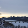 WINTER ON NORTH SASKATCHEWAN RIVER