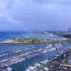 ALA WAI YACHT HARBOR, RAINBOW