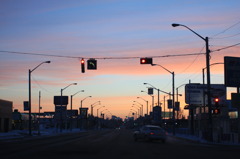 DAYBREAK ON EDMONTON CITY