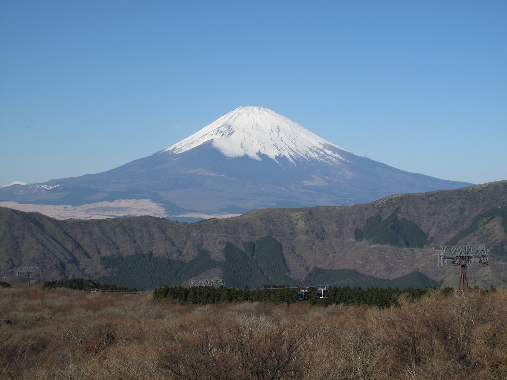 冬の富士山