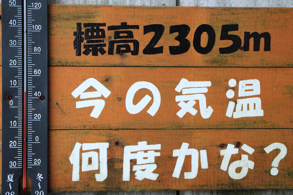 志賀高原　横手山　10月2日13:10現在
