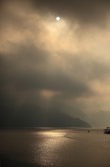 中禅寺湖の夕景 １