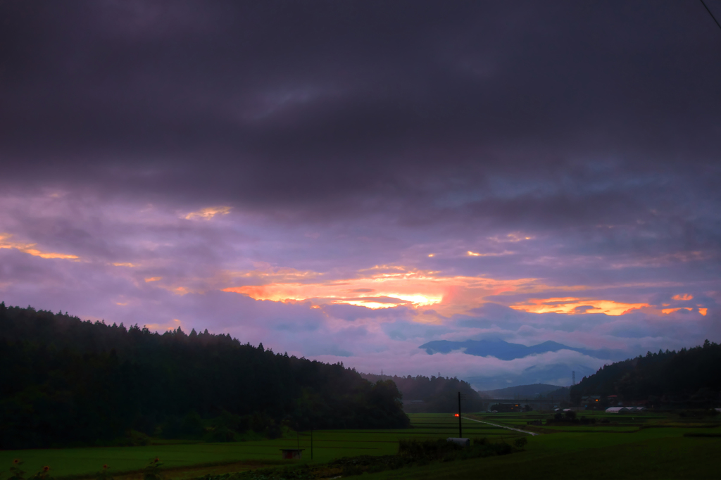 purple sunset （RX100M2 TEST Ⅲ）