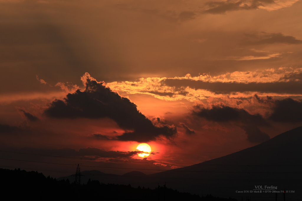 夕日