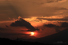 夕日