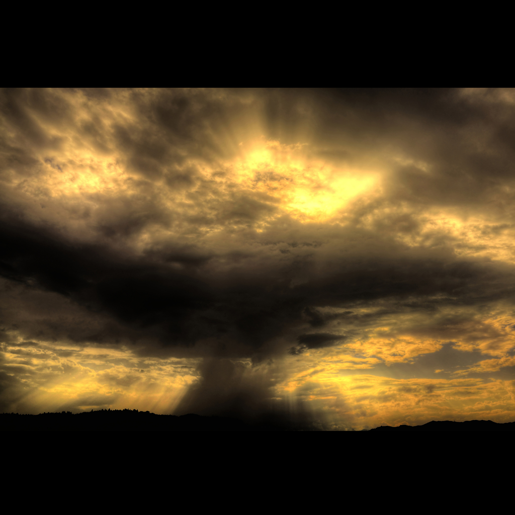 今日の夕景
