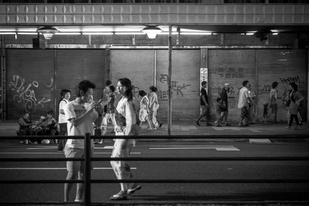 夏祭りの後