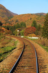 秋色行きの列車に乗って