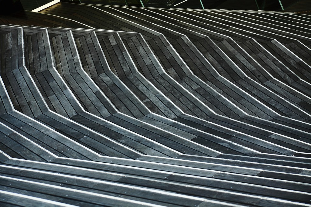 Wood deck