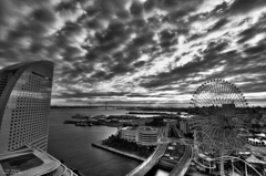 Morning view of Yokohama