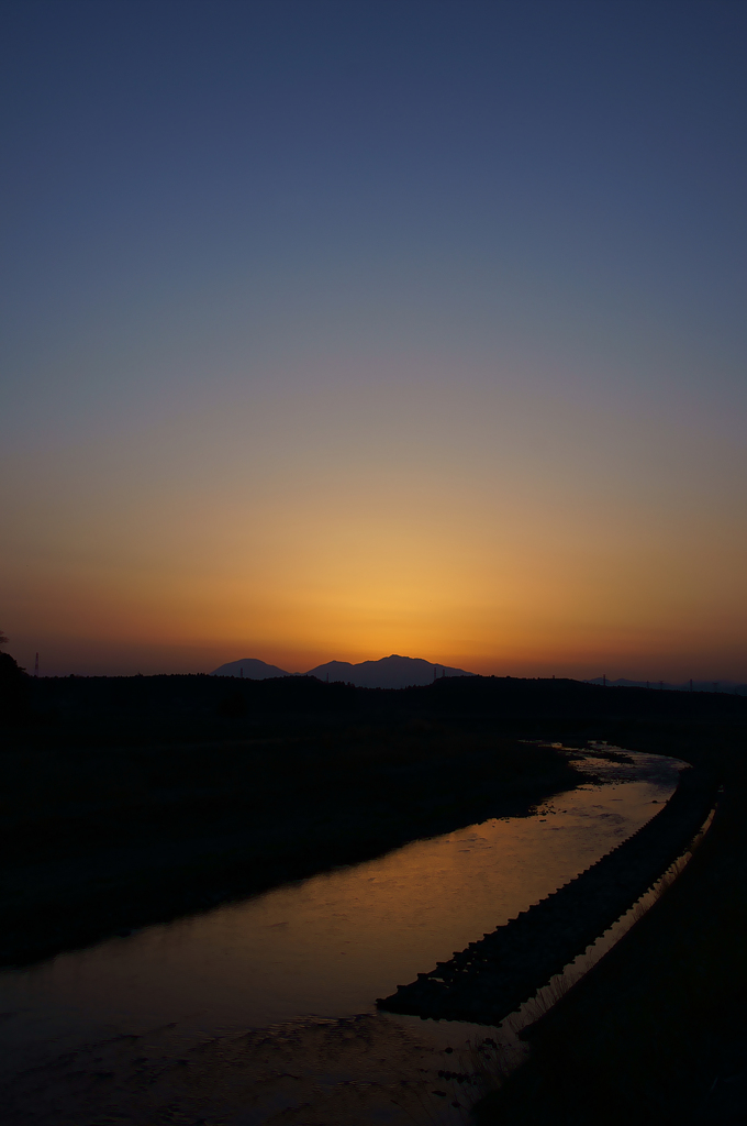卯月の夕暮れ