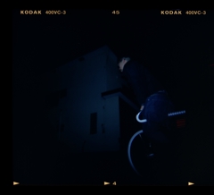 Night ride.
