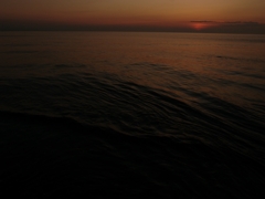 silent wave in the darkness