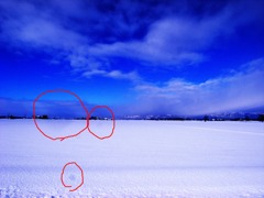 鏡胴内にホコリが侵入した時の写真