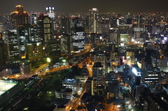梅田スカイビルの夜景２