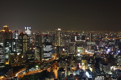 梅田スカイビルの夜景１