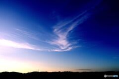 蒼空に浮かぶ白雲