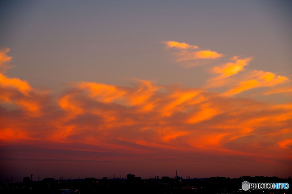 燃える雲