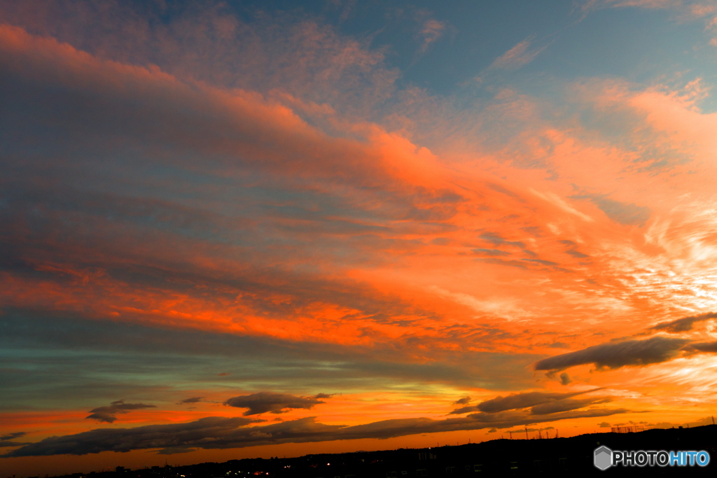 夕焼雲３