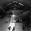 light from the ceiling