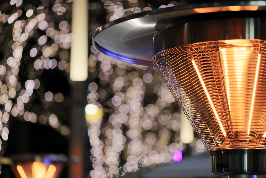outdoor heaters and lighting