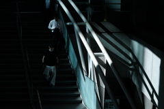 go down the stairs