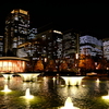City waterside at night