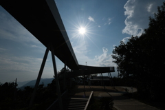 Observation deck and sun