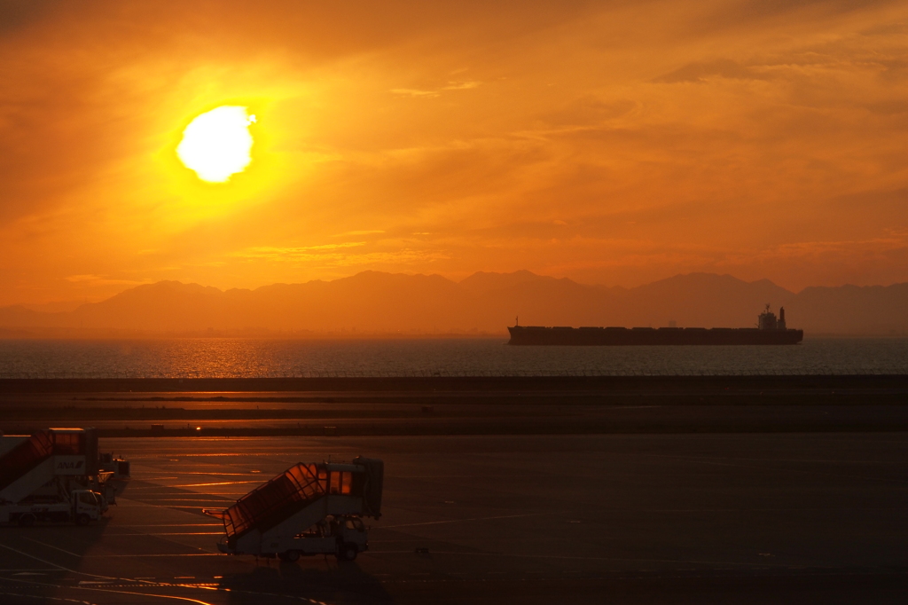 Sunset in Centrair（セントレア）