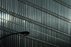 Vertical stripes and street lights