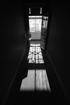 sunlight from the terrace