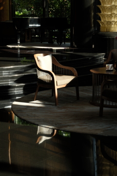 朝陽あたるチェア