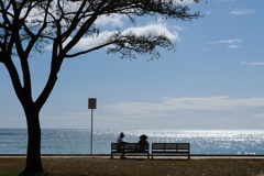浜辺の昼下がり