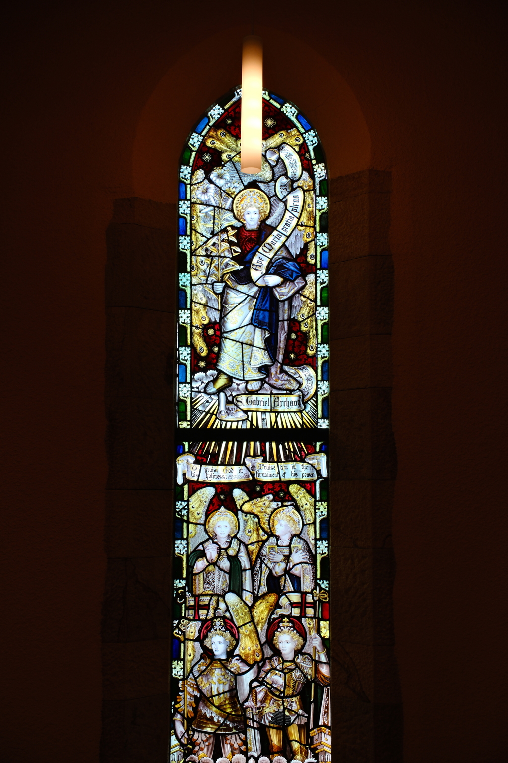 Stained glass is an art of light