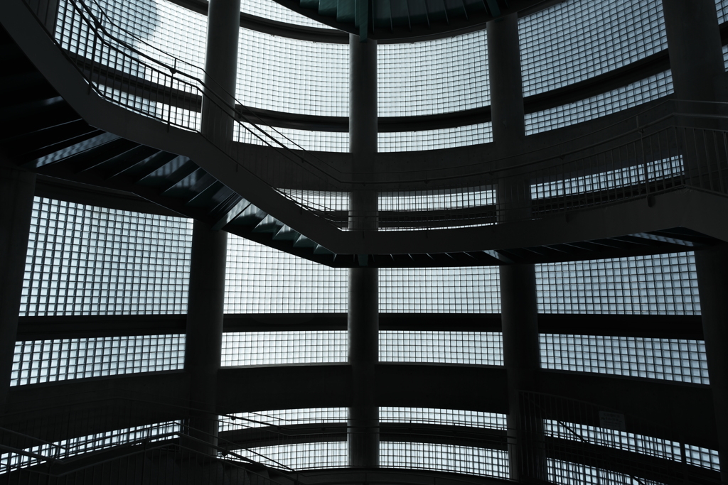 mesh and stairs